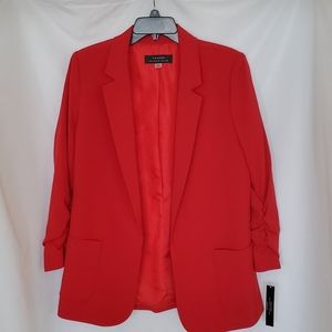 Women red  blazer size 8